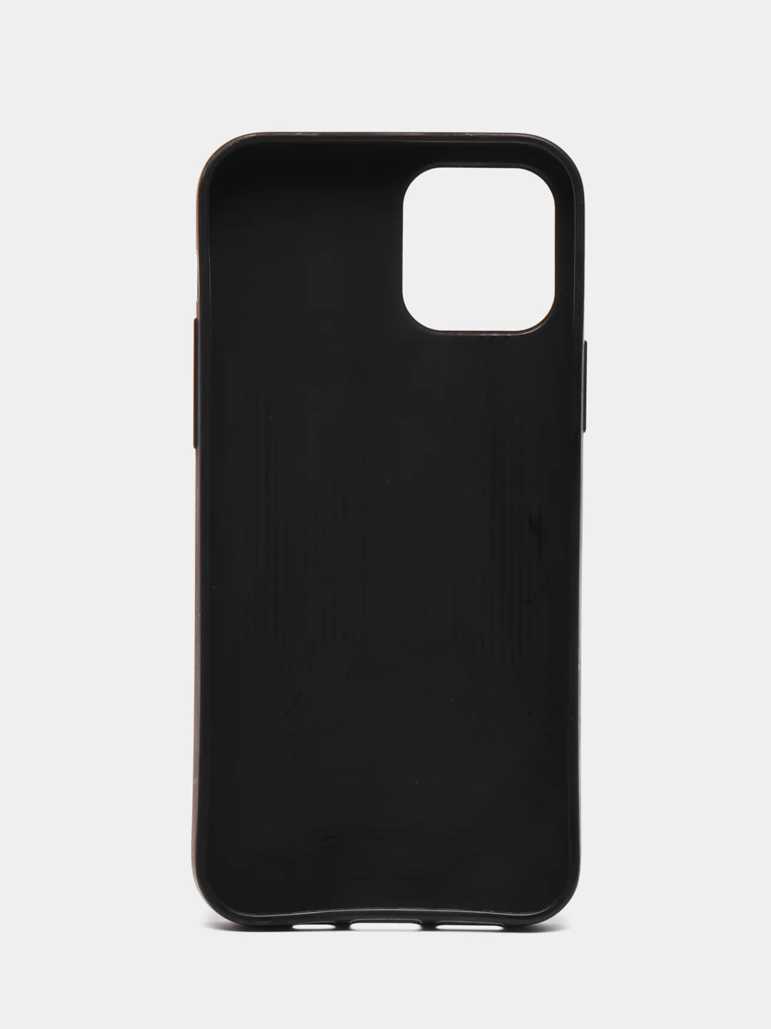Зеленый чехол для iPhone 12/12 Pro с кожаной вставкой