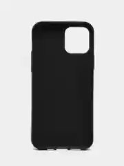 Зеленый чехол для iPhone 12/12 Pro с кожаной вставкой