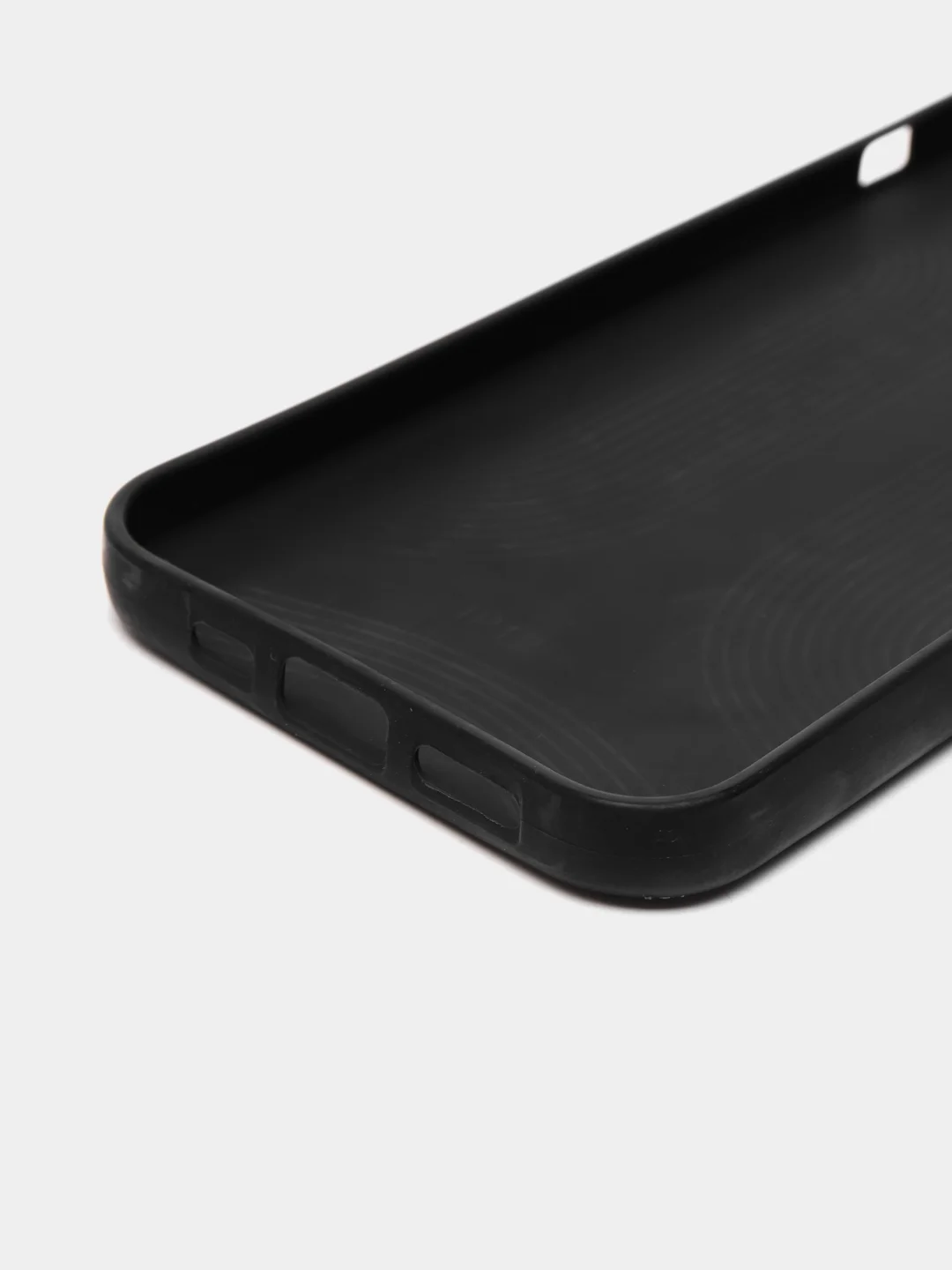 Зеленый чехол для iPhone 12/12 Pro с кожаной вставкой