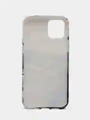 Серый меланж чехол для iPhone 12/12 Pro с принтом под мрамор