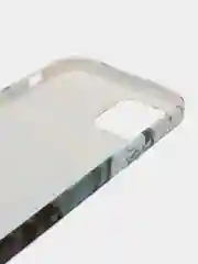 Серый меланж чехол для iPhone 12/12 Pro с принтом под мрамор