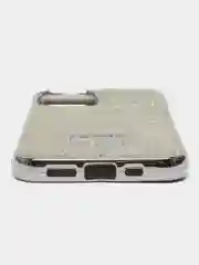 Белый чехол со стразами для iPhone 12/12 Pro