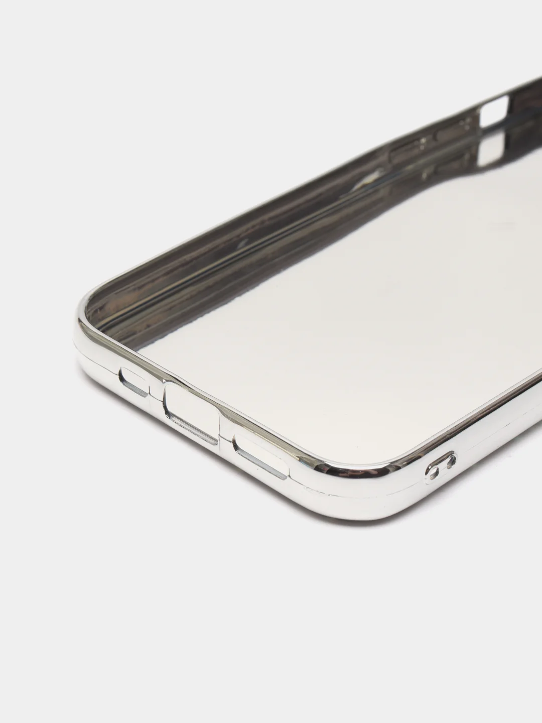 Белый чехол со стразами для iPhone 12/12 Pro