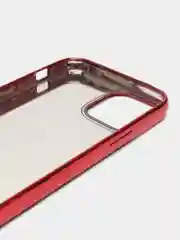 Красный чехол со стразами для iPhone 12/12 Pro