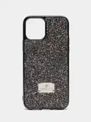 Черный чехол со стразами для iPhone 12/12 Pro
