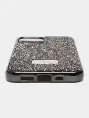 Черный чехол со стразами для iPhone 12/12 Pro