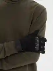 Угольный перчатки тактические с защитой, армейские, полный палец, беспалые