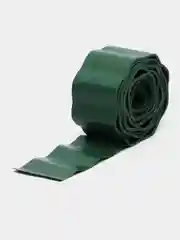 Лента бордюрная "Гофра", 10 см х 9 м, толщина 0,7 мм, бордюр садовый, хаки