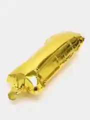 Золотой воздушный шар "Цифра", 40 и 100 см