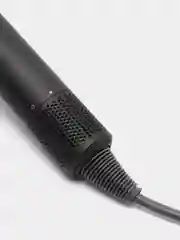 Тёмно-розовый фен профессиональный Super hair dryer, для укладки и сушки волос, с 5 насадками