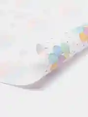Лавандовый бумага упаковочная "С Днем Рождения!", крафтовая, подарочная