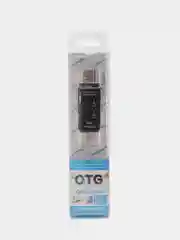 Черный otg Картридер USB 3 в 1 D-178 Type C & Micro USB TF/SD