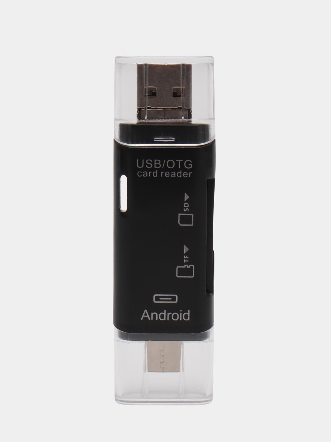 OTG Картридер USB 3 в 1 D-178 Type C & Micro USB TF/SD купить по цене 410 ₽  в интернет-магазине Магнит Маркет