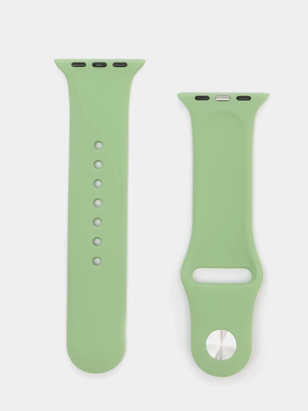Мятный силиконовый ремешок для часов Apple Watch 1-7