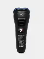 Электрическая бритва Polaris PMR 0304R wet&dry PRO 5 blades, графитовый/синий