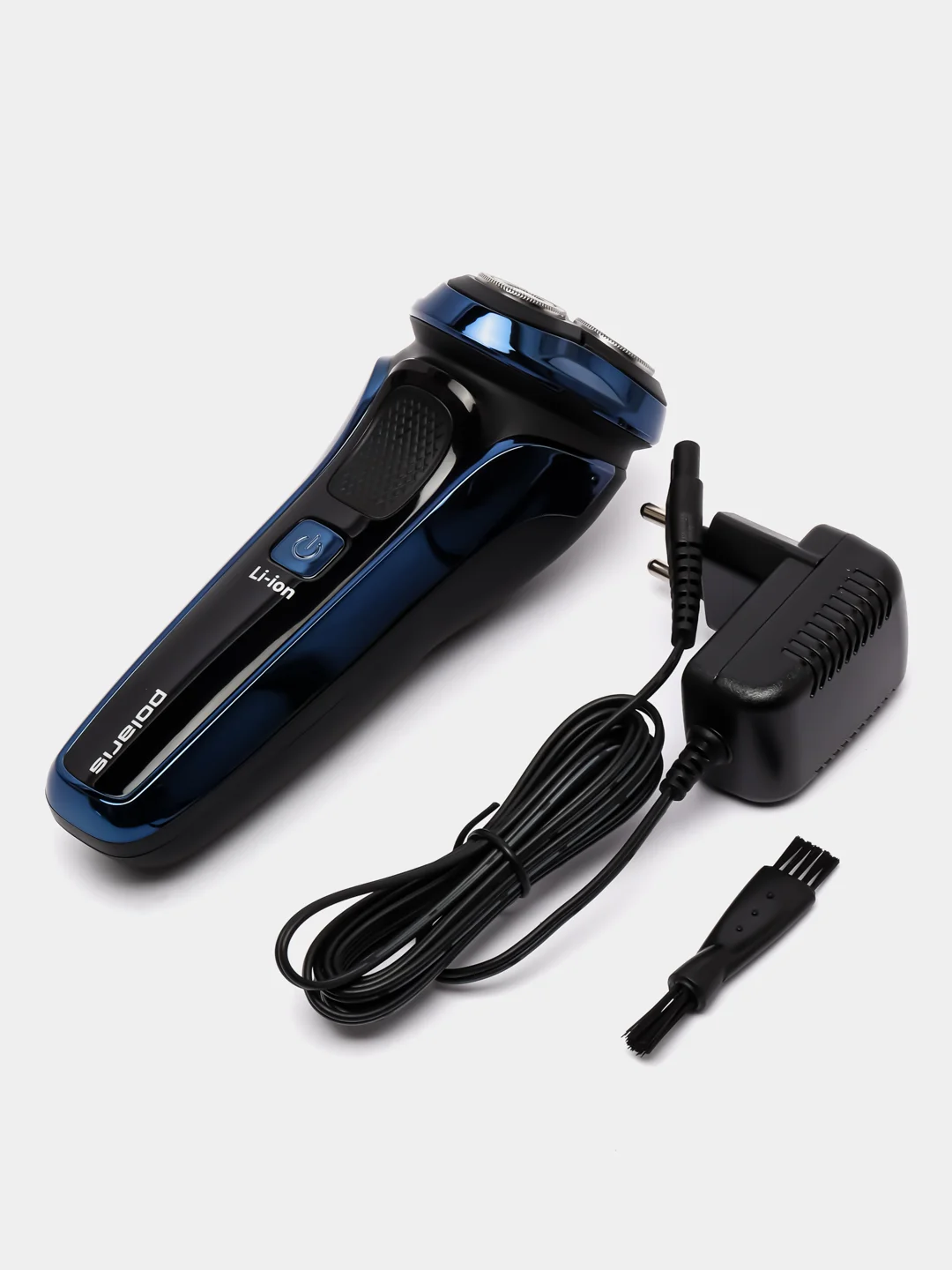 Электрическая бритва Polaris PMR 0304R wet&dry PRO 5 blades, графитовый/синий