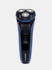 Электрическая бритва Polaris PMR 0304R wet&dry PRO 5 blades, графитовый/синий