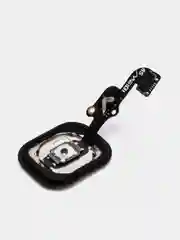 Серебряный кнопка Home для iPhone 5S, SE, 6, 6S Plus, 7 Plus, 8 Plus, SE 2020 с толкателем и шлейфом