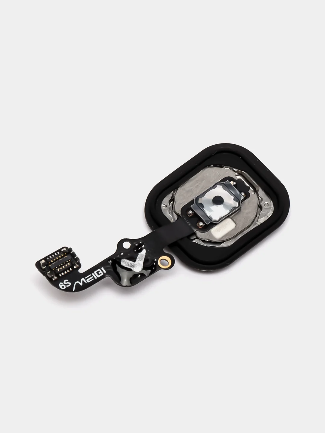 Серебряный кнопка Home для iPhone 5S, SE, 6, 6S Plus, 7 Plus, 8 Plus, SE 2020 с толкателем и шлейфом