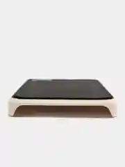 Оранжевый пластиковый чехол для iPhone 5/5s/SE с кожаной вставкой