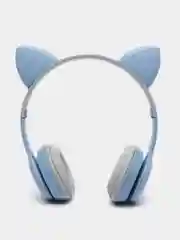 Голубой cat Ear P47M Беспроводные детские наушники со светящимися ушками
