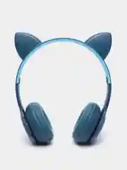 Синий cat Ear P47M Беспроводные детские наушники со светящимися ушками