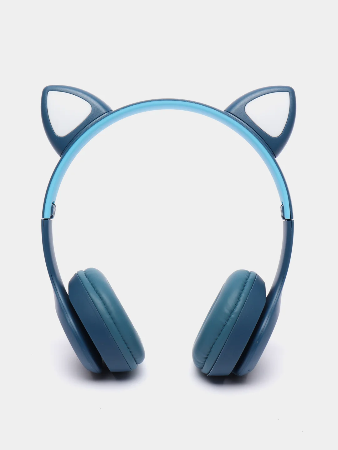 Синий cat Ear P47M Беспроводные детские наушники со светящимися ушками