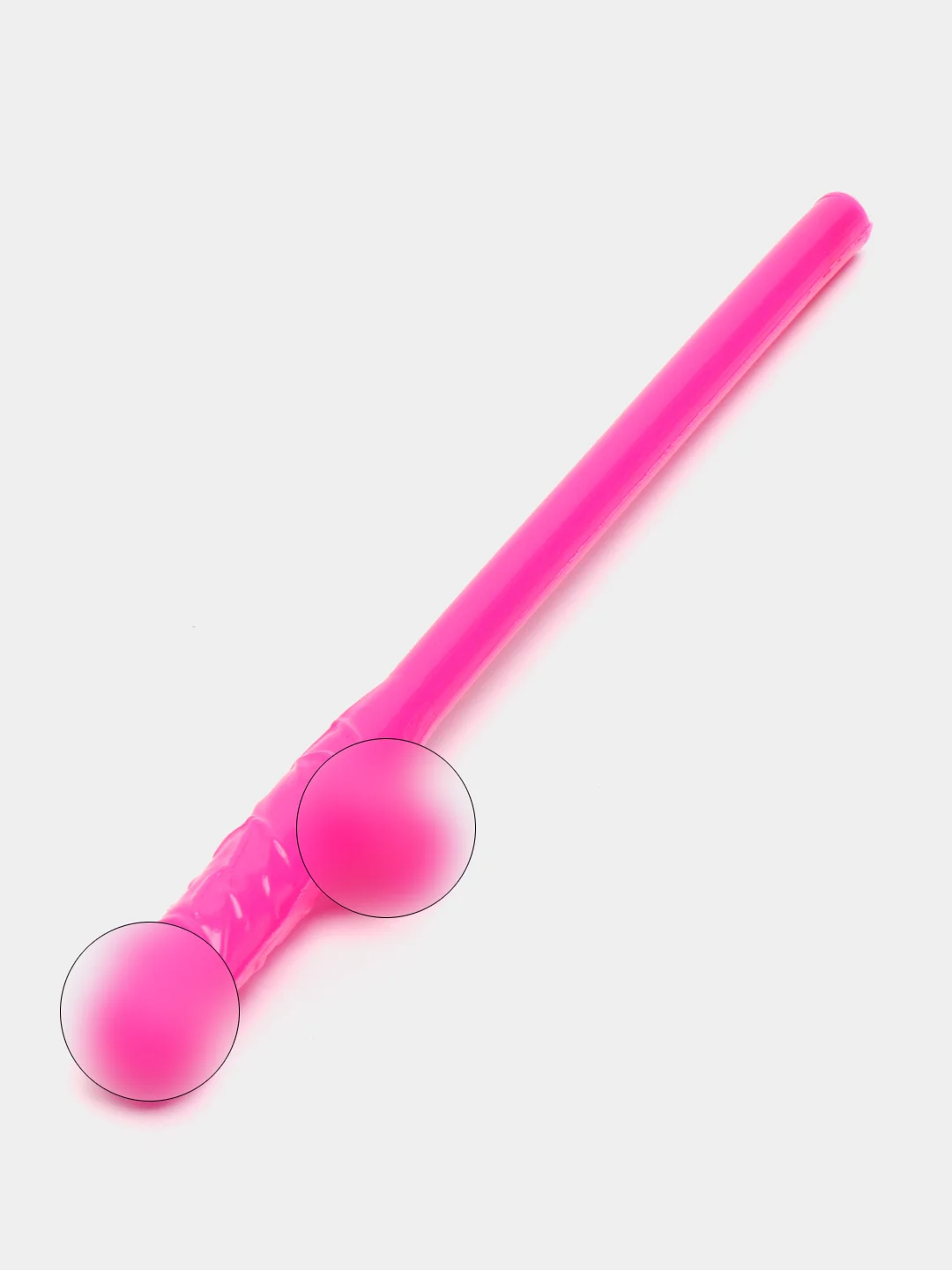 Розовый трубочки коктейльные "18+" , 5 штук