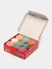 Красный пальчиковая раскраска и гуаши