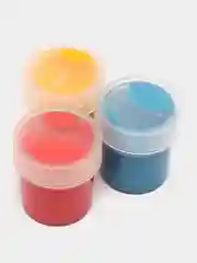 Алый пальчиковая раскраска и гуаши
