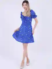 Синий платье женское