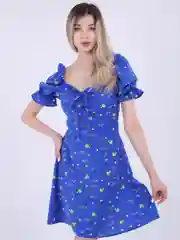 Синий платье женское