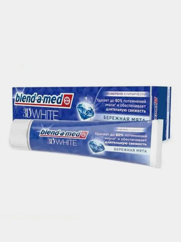 Зубная паста Blend-a-med "3D White Бережная мята", 100 мл