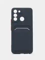 Морской силиконовый чехол для Tecno POP 5 LTE (Техно Поп 5 ЛТЕ), с карманом для карт