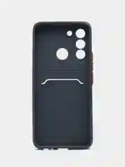 Морской силиконовый чехол для Tecno POP 5 LTE (Техно Поп 5 ЛТЕ), с карманом для карт