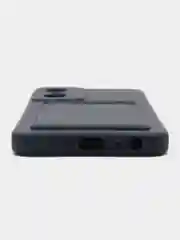 Морской силиконовый чехол для Tecno POP 6 Pro (Техно Поп 6 Про), с карманом для карт, прозрачный