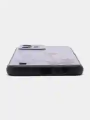 Серебряный силиконовый чехол для Realme C31 4G, с принтом, с рисунком (Реалми С31 4г)