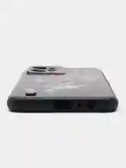 Тёмно-бордовый силиконовый чехол для Realme C31 4G, с принтом, с рисунком (Реалми С31 4г)