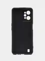 Тёмно-бордовый силиконовый чехол для Realme C31 4G, с принтом, с рисунком (Реалми С31 4г)