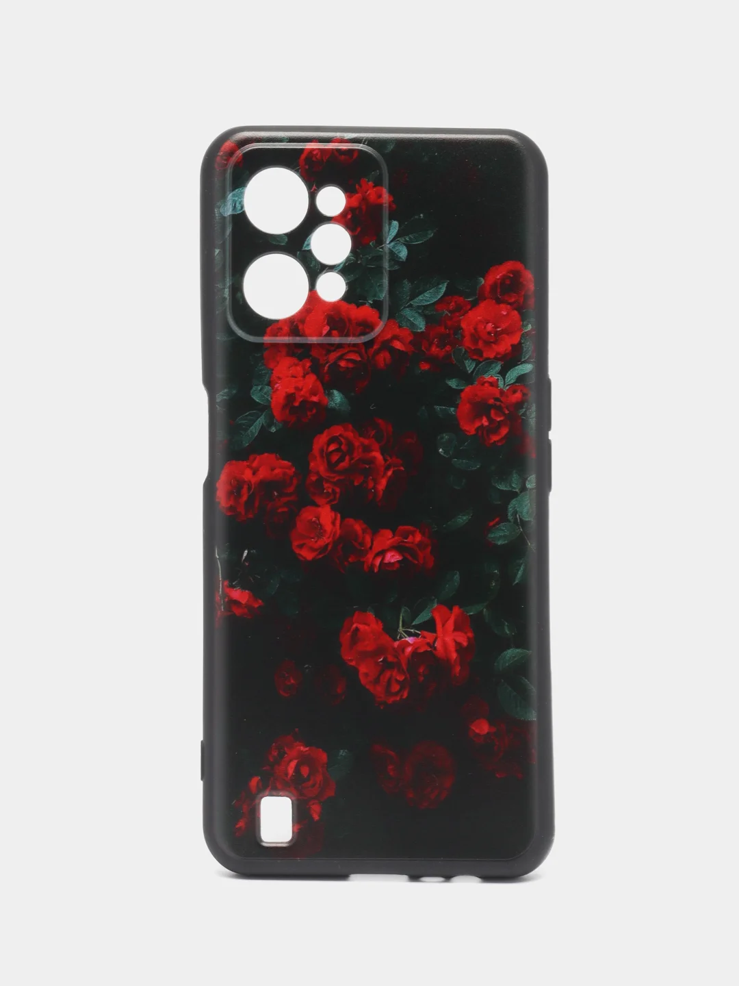 Оранжевый силиконовый чехол для Realme C31 4G, с принтом, с рисунком (Реалми С31 4г)