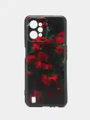 Оранжевый силиконовый чехол для Realme C31 4G, с принтом, с рисунком (Реалми С31 4г)