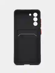 Чехол для Samsung Galaxy S21FE / S21 FE / Самсунг Галакси С21 ФЕ, с карманом для карт