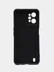 Сиреневый силиконовый чехол для Realme C31 4G, с принтом, с рисунком (Реалми С31 4г)