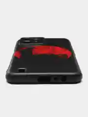 Сиреневый силиконовый чехол для Realme C31 4G, с принтом, с рисунком (Реалми С31 4г)