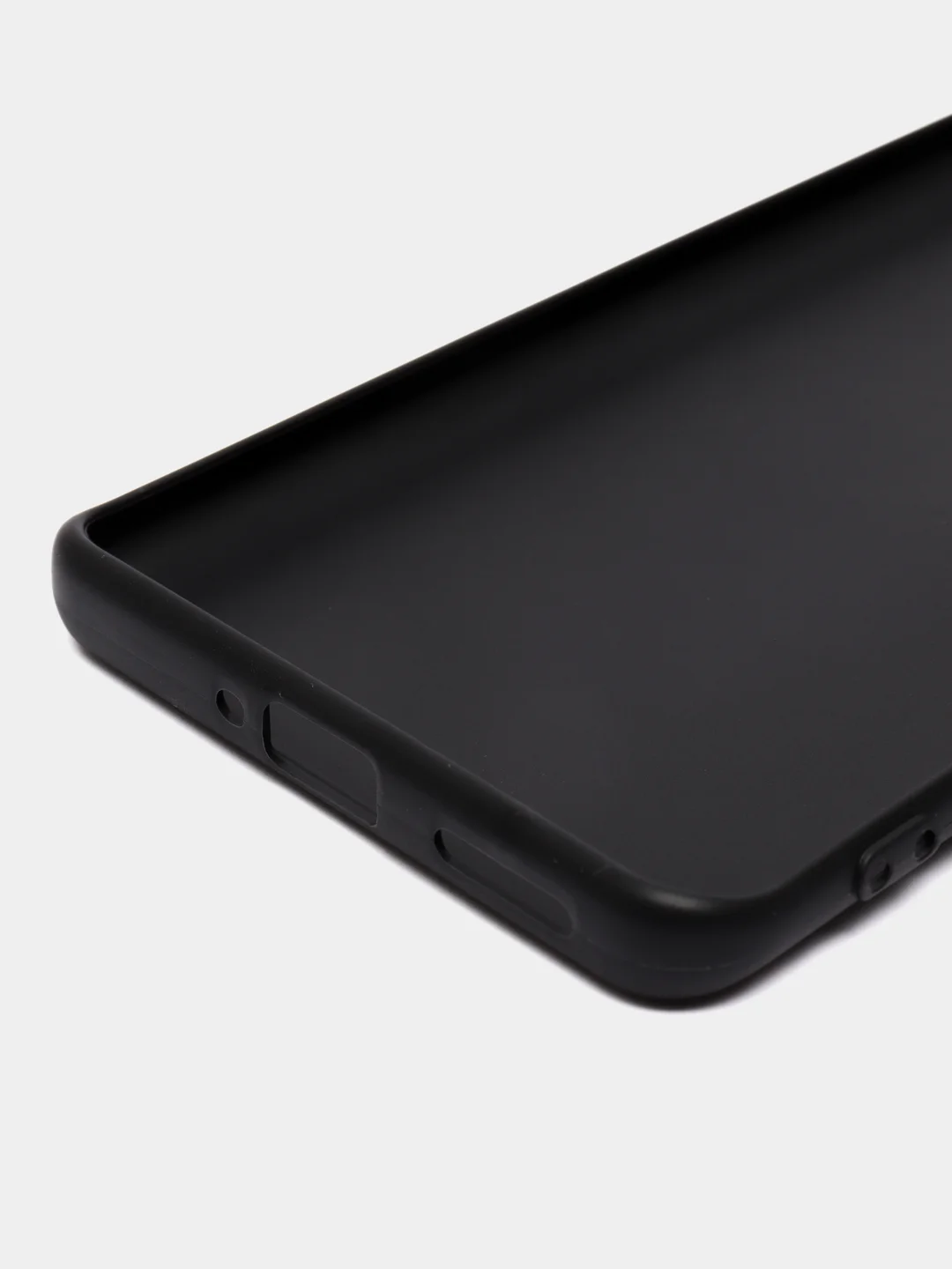 Черный чехол для Realme 10 Pro Plus (Реалми 10 Про Плюс), силиконовый, матовый, черный