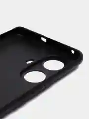 Черный чехол для Realme 10 Pro Plus (Реалми 10 Про Плюс), силиконовый, матовый, черный