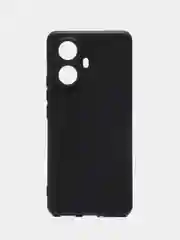 Черный чехол для Realme 10 Pro Plus (Реалми 10 Про Плюс), силиконовый, матовый, черный