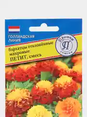 Семена цветов Бархатцы "Петит", смесь