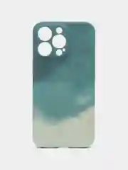 Лесной зеленый чехол iPhone 13, 13 Pro, 13 Pro Max, силиконовый, с мягким подкладом