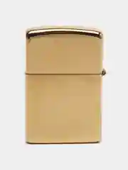 Золотой зажигалка бензиновая в стиле "Zippo" с лазерной гравировкой